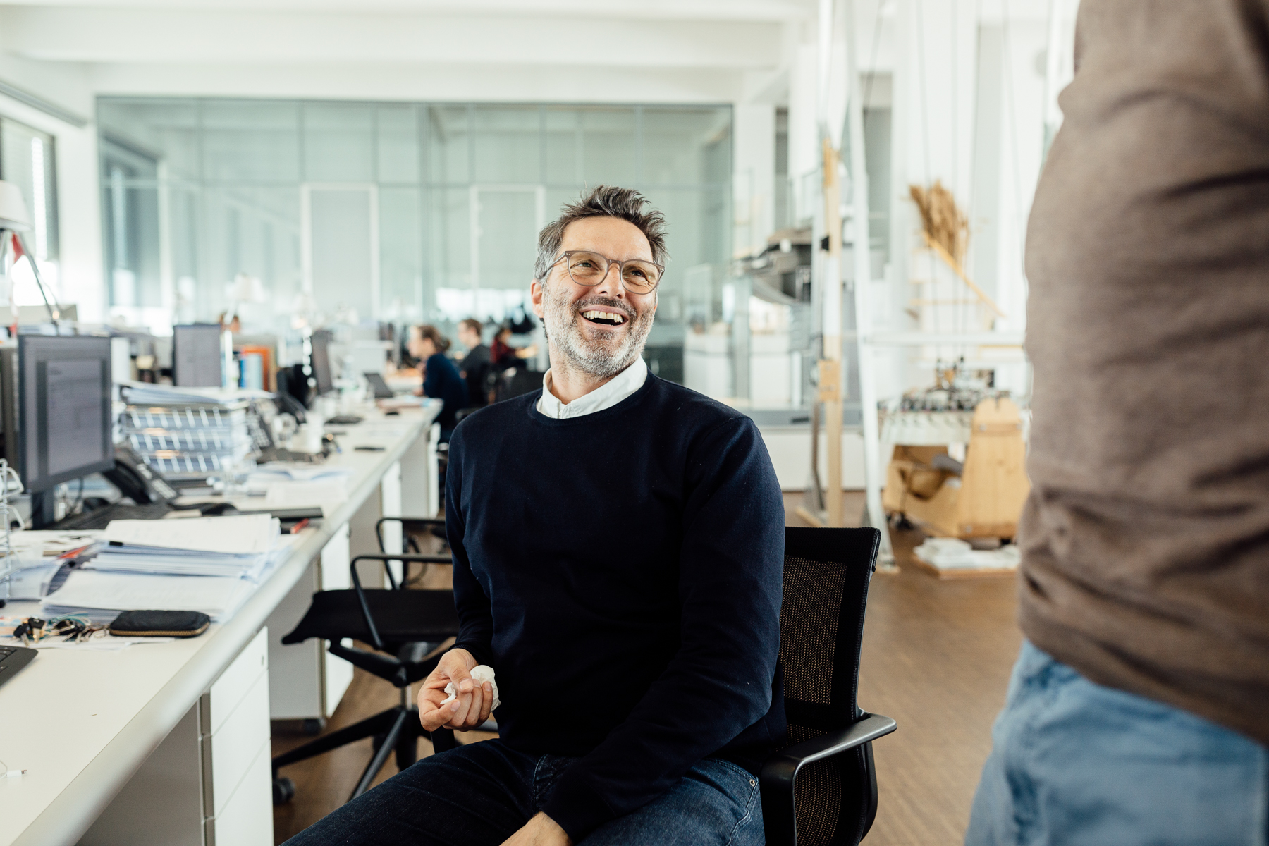 Ingenhoven Architects Corporate Bildpool Businessfotografie Unternehmensportrait Arbeitssituationen Mitarbeiterportraits Impressionen authentisch natürlich Portrait und Reportage Fotografie für Corporate und Editorial