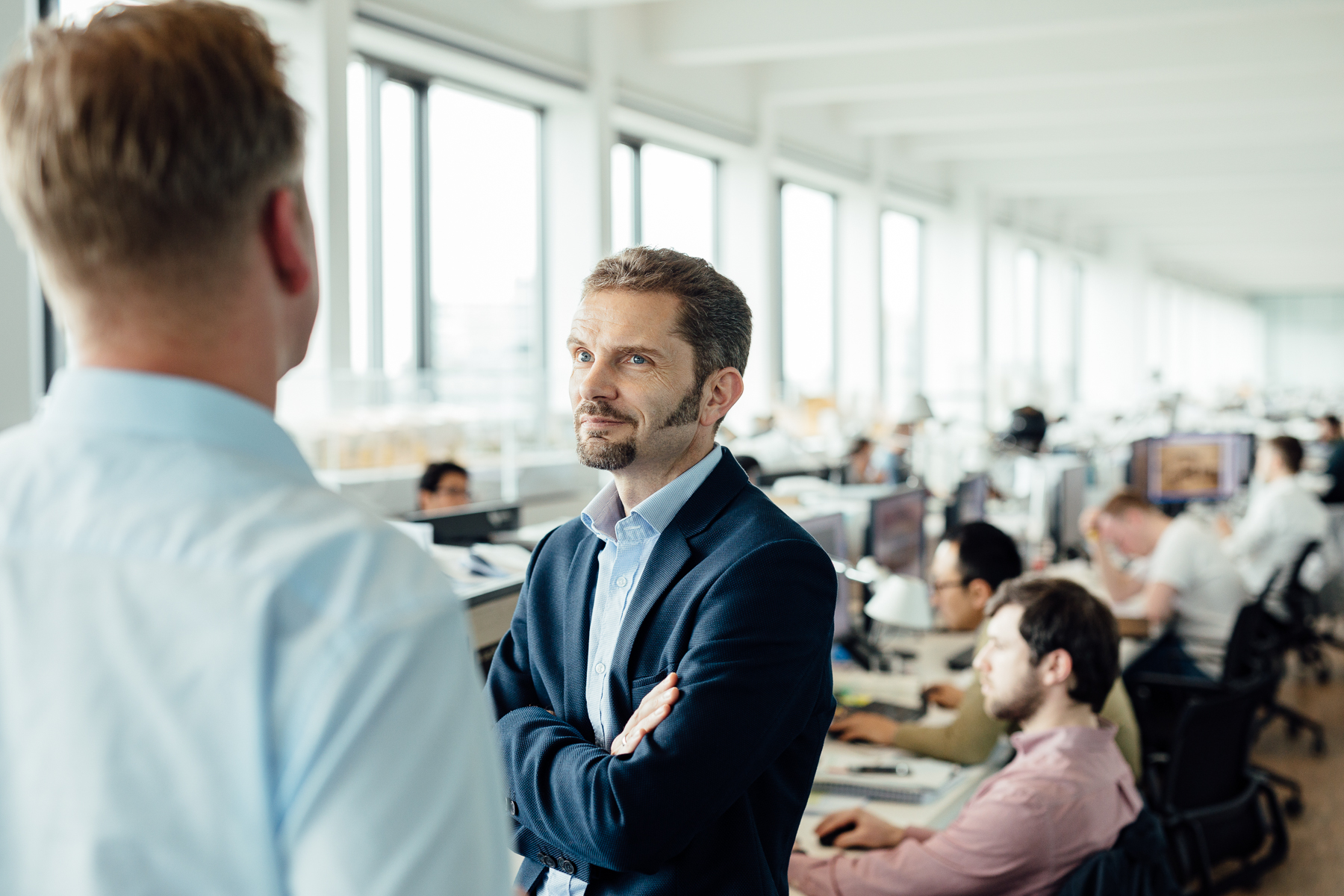 Ingenhoven Architects Corporate Bildpool Businessfotografie Unternehmensportrait Arbeitssituationen Mitarbeiterportraits Impressionen authentisch natürlich Portrait und Reportage Fotografie für Corporate und Editorial