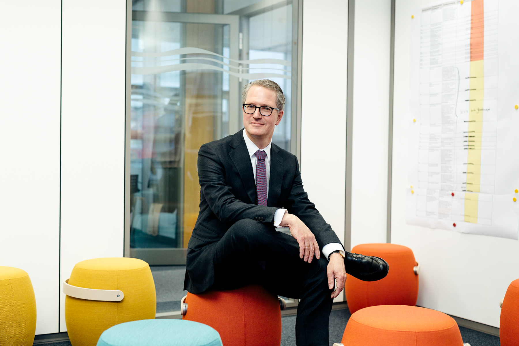 Portrait Martin Fischedick Bereichsvorstand HR der Commerzbank Portrait und Reportage Fotografie für Corporate und Editorial