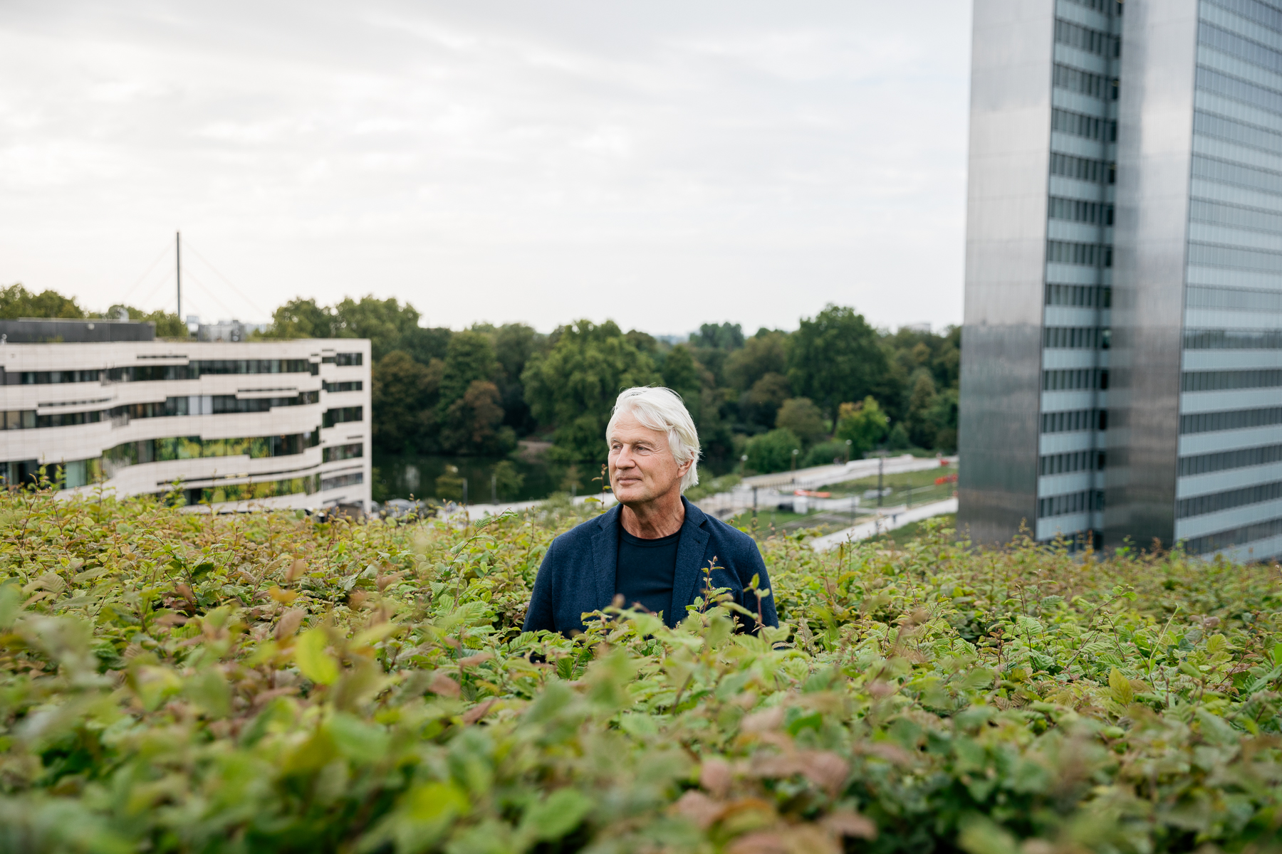 Portrait Christoph Ingenhoven Architekt Kö-Bogen II Editorial Portrait und Reportage Fotografie für Corporate und Editorial